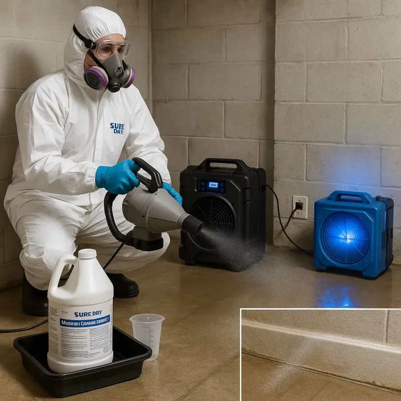 Sanitization and Odor Removal process in Elmont, NY